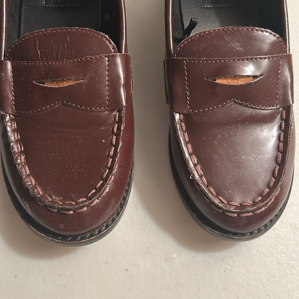 Janie and Jack toddler kids penny loafers Sz 9 - Picture 2 of 12